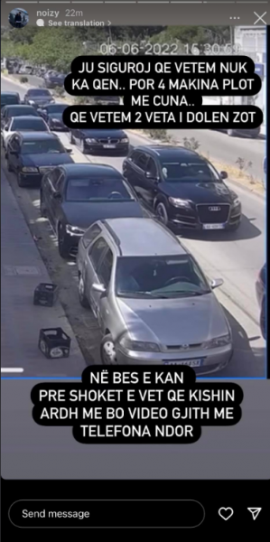 Reperi me lot në sy pas dhunës, tregon se ka pësuar mpiksje gjaku në kokë: Do bëhesh vrasës po nuk…/ Noizy: Shokët s'të dolën zot