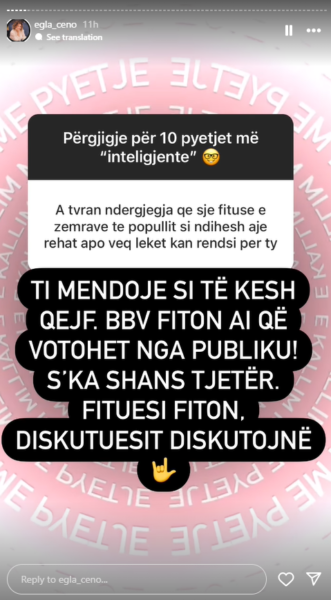 “A Nuk Të Vran Ndërgjegjja Që Nuk Je Fituese E Zemrave Të Popullit ...